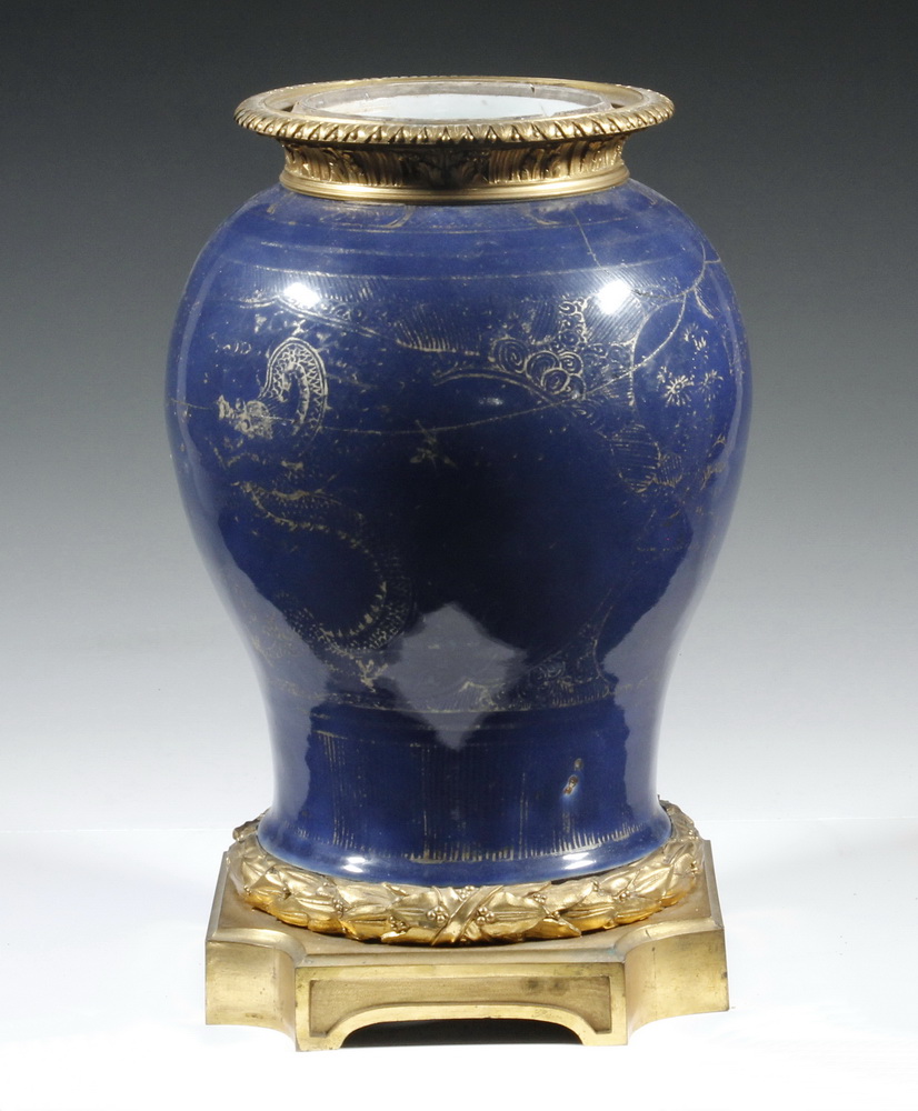 FRENCH BRONZE MOUNTED EARLY CHINESE