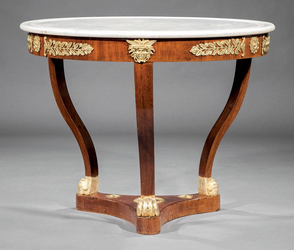 FRENCH BRONZE-MOUNTED, GILT