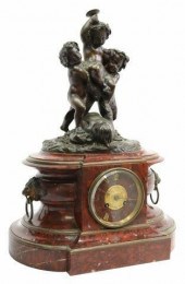 FRENCH BRONZE-MOUNTED MARBLE M