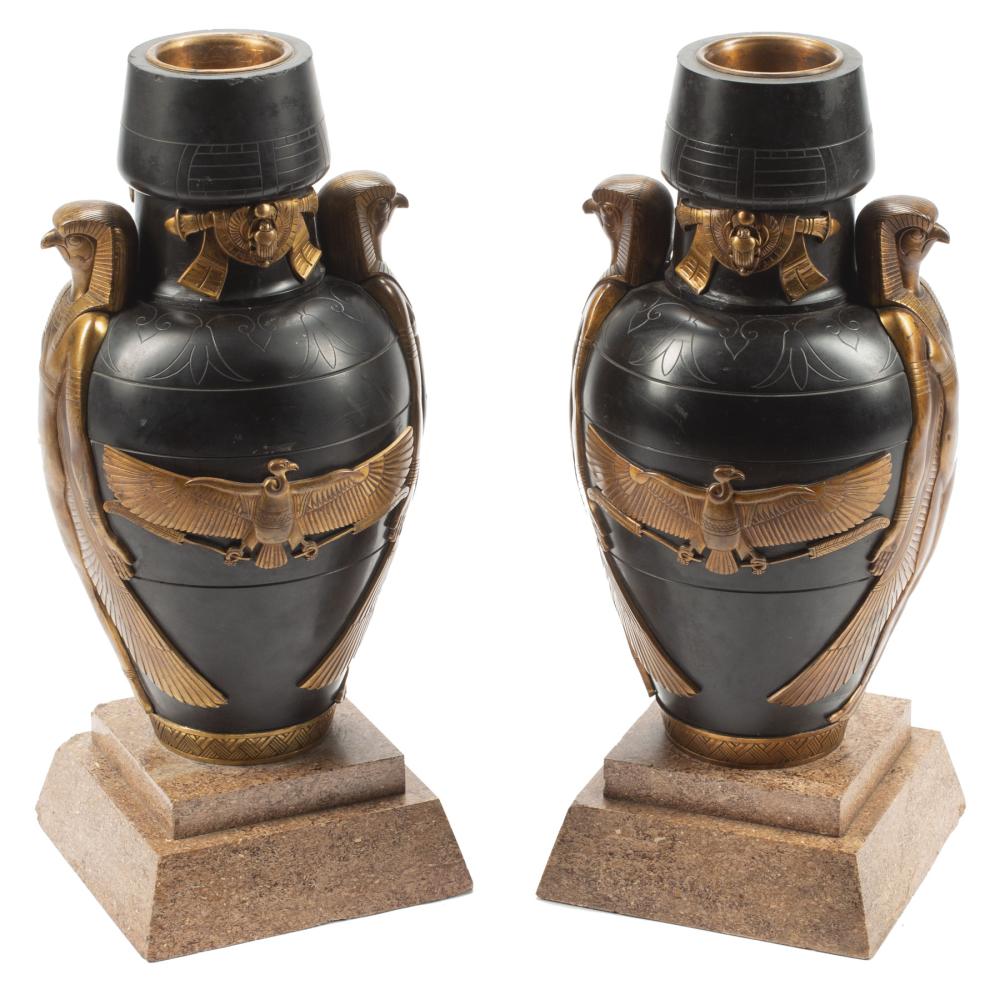 FRENCH BRONZE-MOUNTED MARBLE