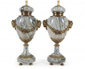 FRENCH BRONZE-MOUNTED MARBLE V
