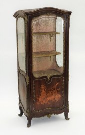 FRENCH BRONZE MOUNTED MARQUETR