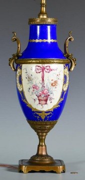 FRENCH BRONZE MOUNTED PORCELAI