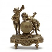 FRENCH BRONZE OF PUTTI AS BACC