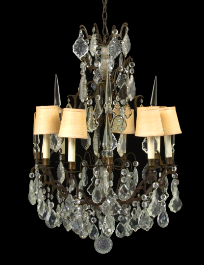 French Bronze-Patinated Brass and