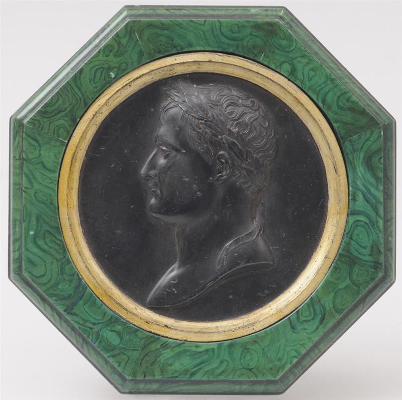 FRENCH BRONZE-PATINATED RELIEF OF