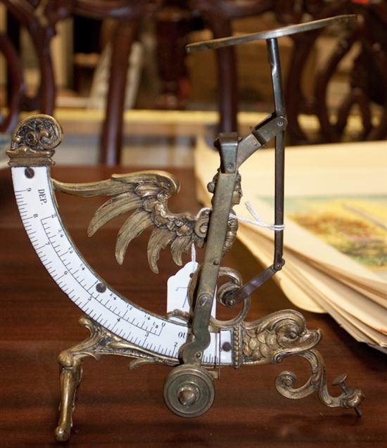 French bronze postal scale Estimate