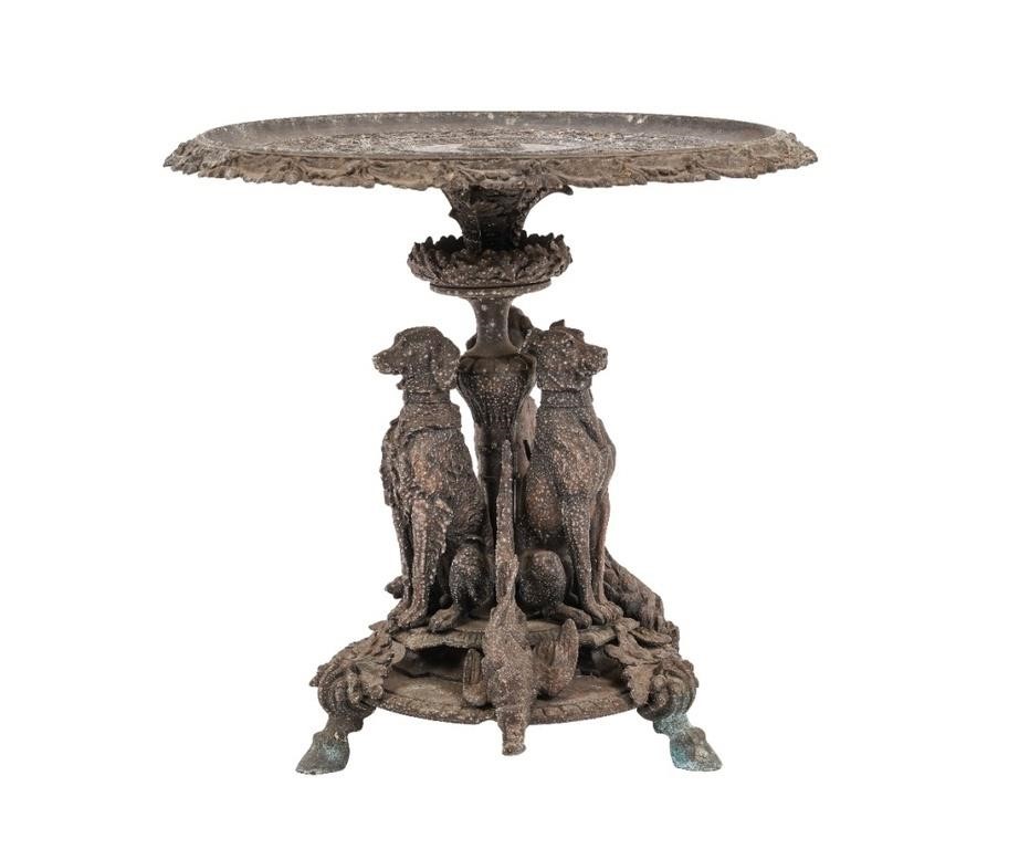 French bronze Tazza after Louis