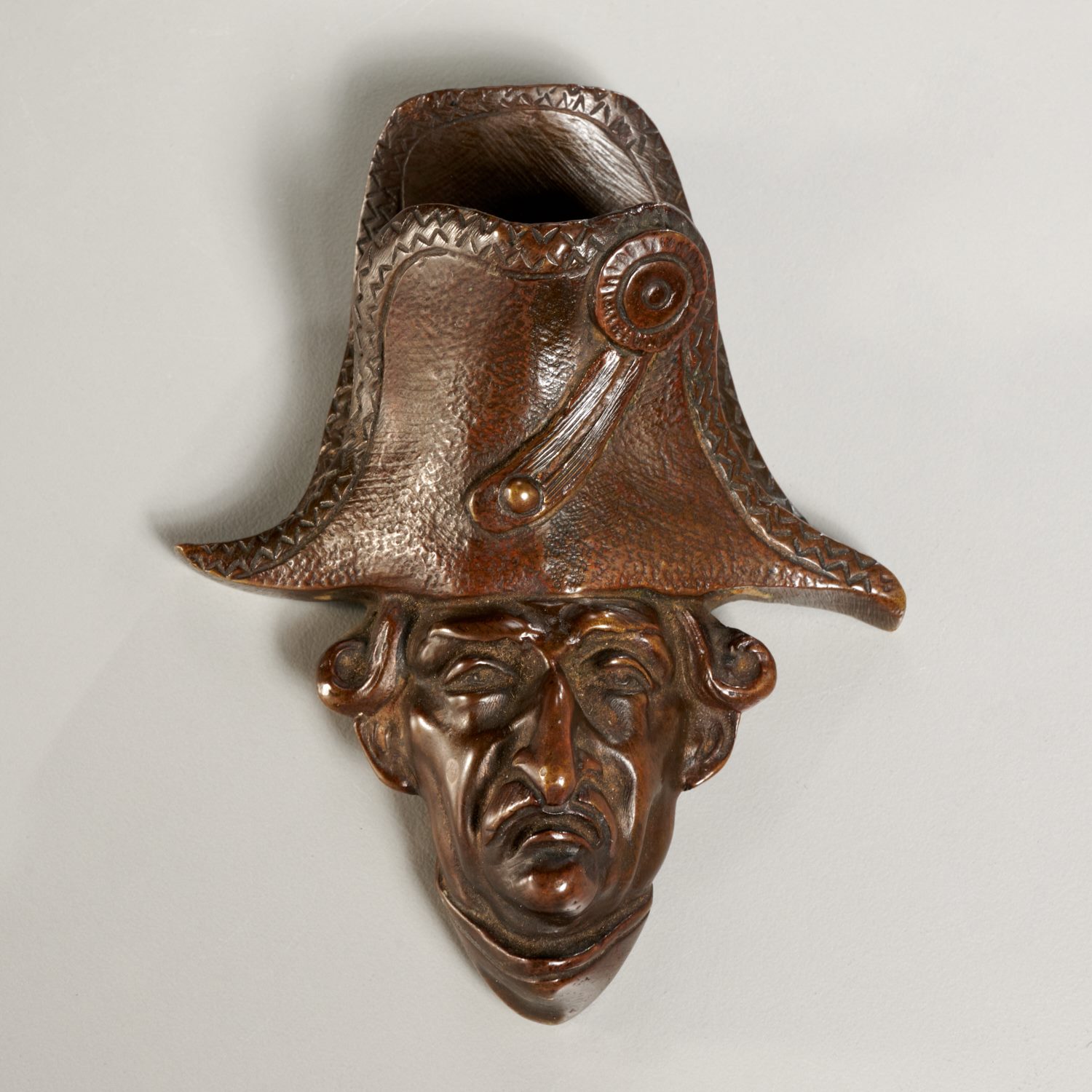 FRENCH BRONZE WALL-MOUNT FIGURAL