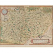 FRENCH BURGUNDY 1579 MAP BURGU