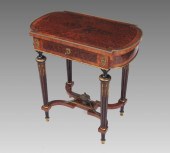 FRENCH BURL VENEER AND ORMOLU