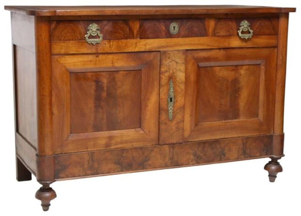 FRENCH BURL WALNUT SIDEBOARD,