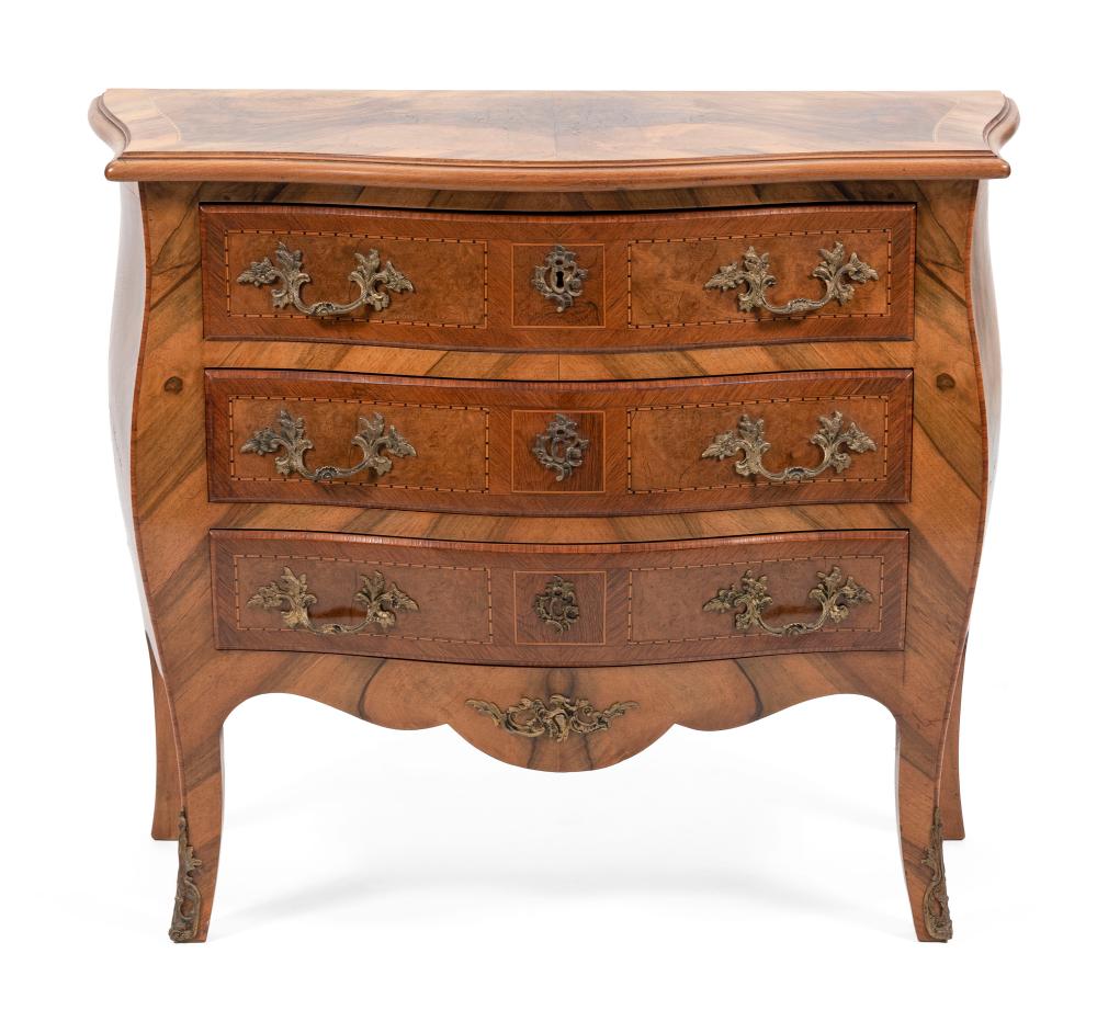 FRENCH BURLWOOD BOMBE