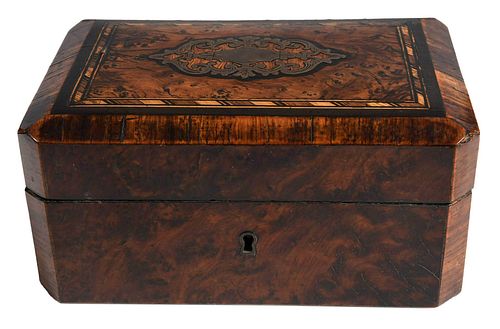 FRENCH BURLWOOD KEEPSAKE