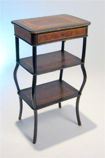French burr maple, walnut and