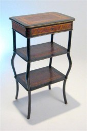 French burr maple, walnut and