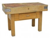 FRENCH BUTCHER BLOCK TABLEFren