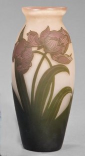French Cameo-Cut Glass Vase,