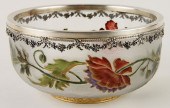 FRENCH CAMEO GLASS BOWL GILT B