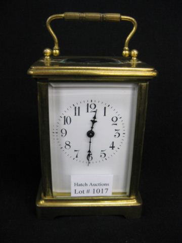 French Carriage Clock brass open