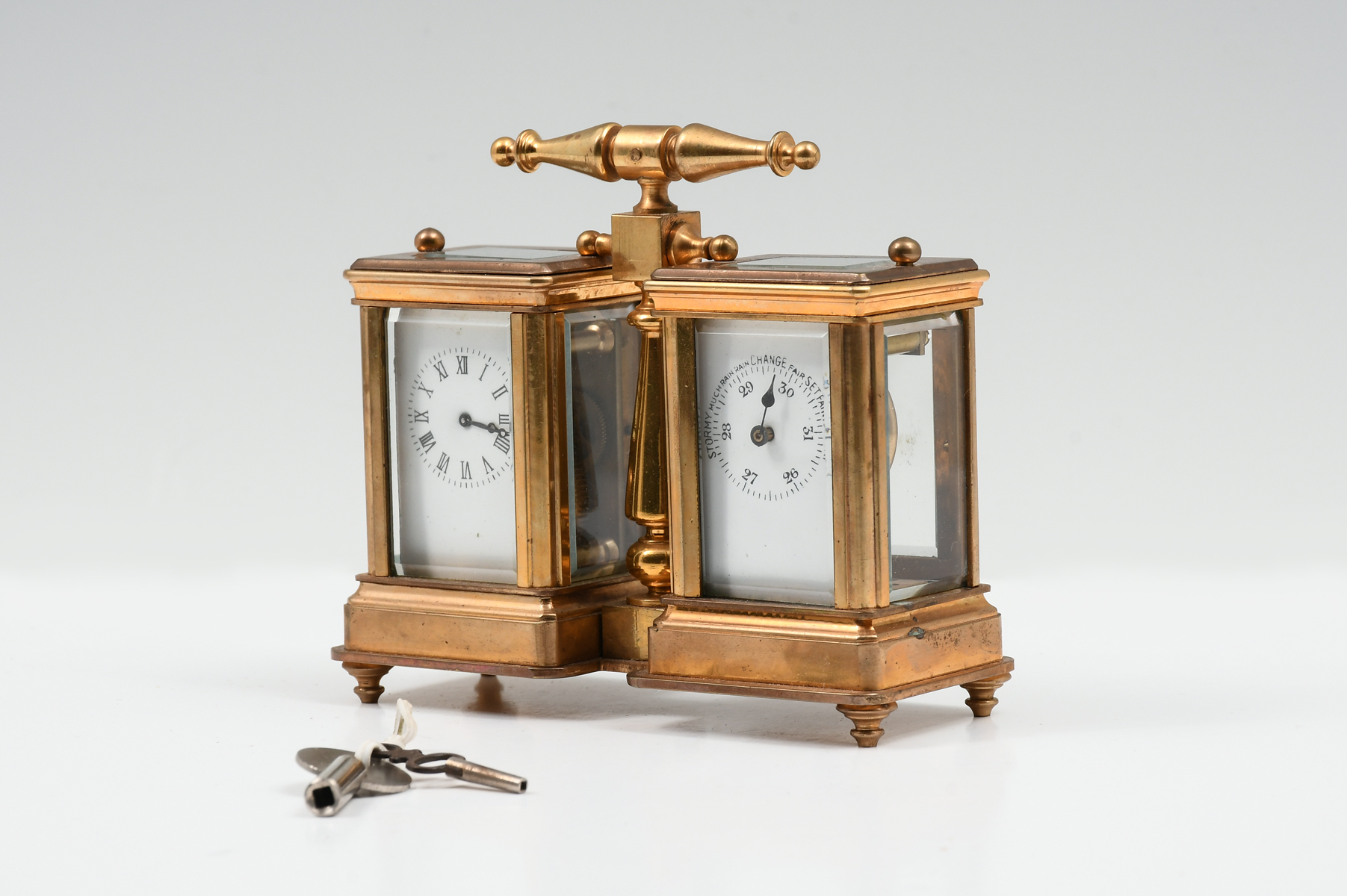 FRENCH CARRIAGE CLOCK &