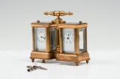FRENCH CARRIAGE CLOCK & HYGROM