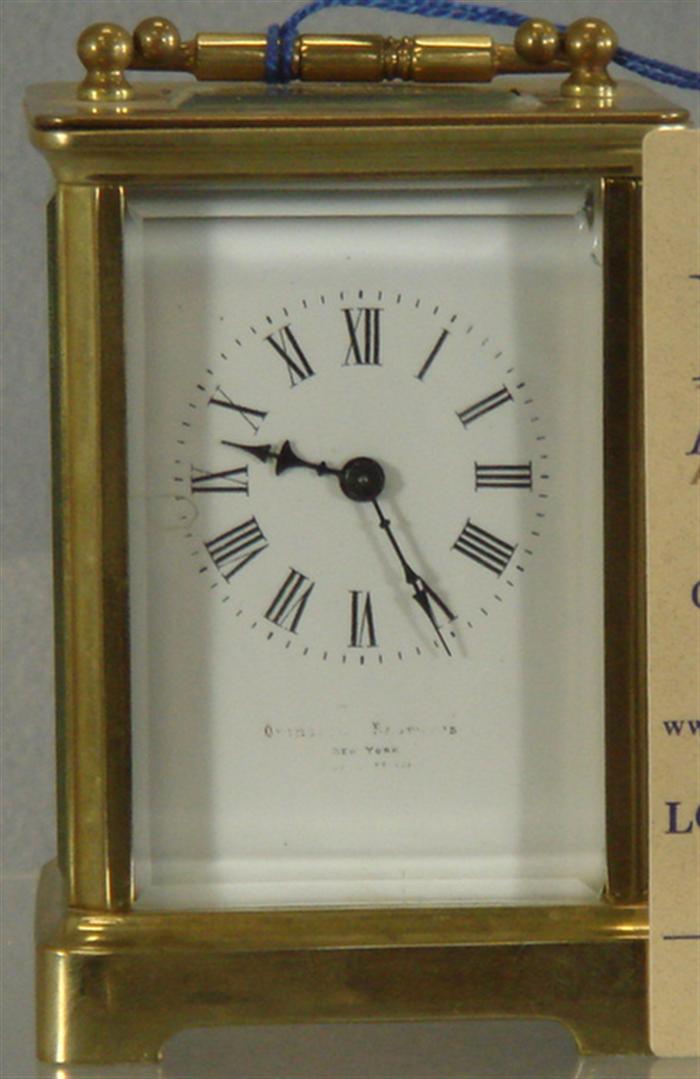 French carriage clock, retailed
