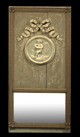 French Carved and Painted Beechwood