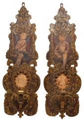 FRENCH CARVED AND POLYCHROMED