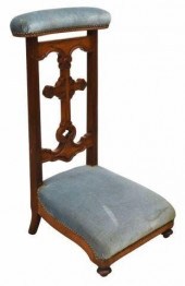 FRENCH CARVED CROSS PRIE-DIEU
