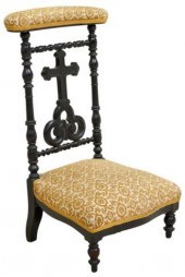 FRENCH CARVED CROSS SPLAT PRIE