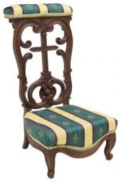FRENCH CARVED CROSS SPLAT PRIE