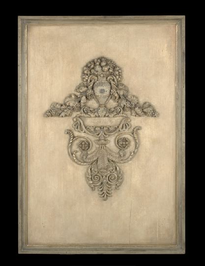 French Carved, Gilded and Painted