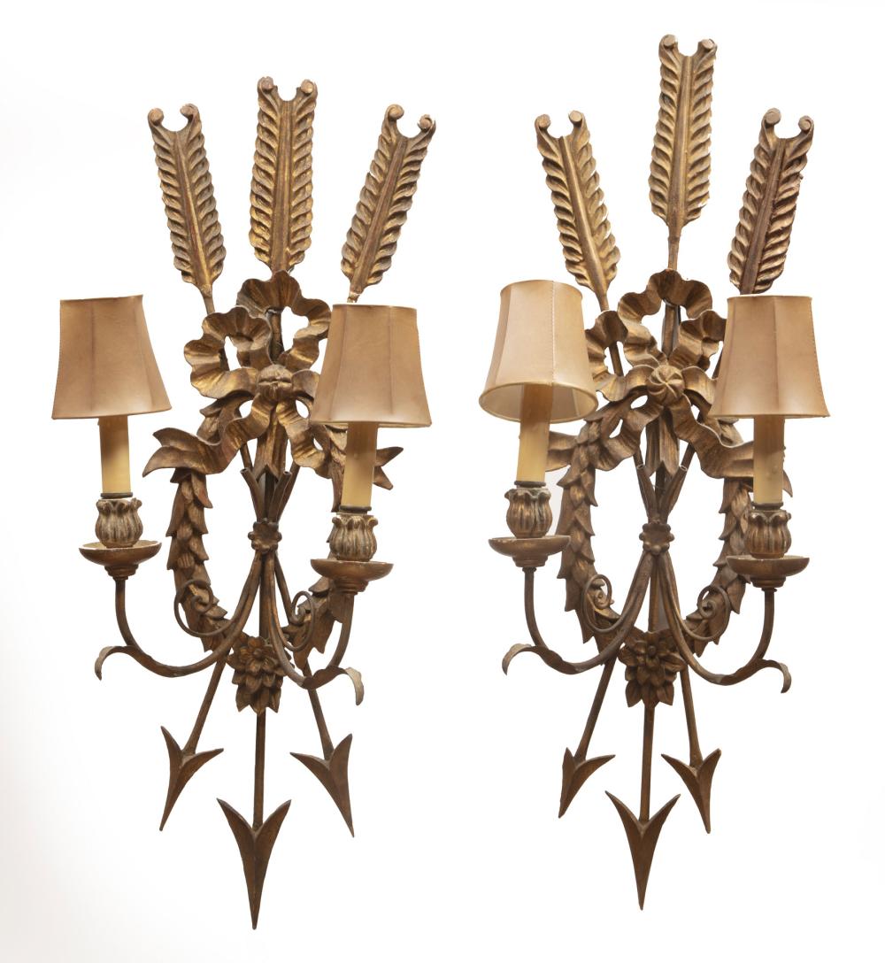 FRENCH CARVED GILTWOOD AND METAL