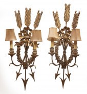 FRENCH CARVED GILTWOOD AND MET