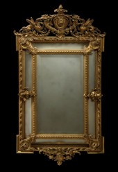 French Carved Giltwood and Mir