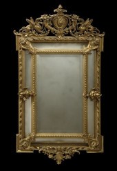 French Carved Giltwood and Mir
