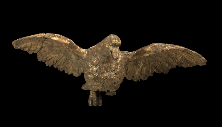 French Carved Giltwood Figure of