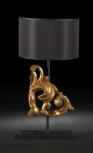 French Carved Giltwood Scroll