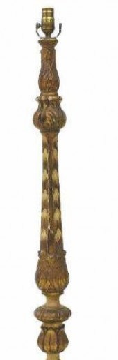 FRENCH CARVED GILTWOOD SINGLE-