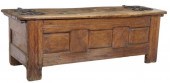 FRENCH CARVED OAK COFFER STORA