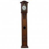 FRENCH CARVED OAK LONGCASE CLO