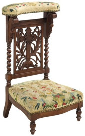 FRENCH CARVED OAK PRIE-DIEU PR
