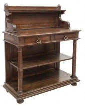 FRENCH CARVED OAK SIDEBOARD SE