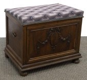 FRENCH CARVED OAK TRUNK FASHIO