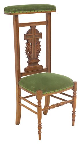 FRENCH CARVED PRIE-DIEU PRAYER