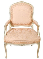 FRENCH CARVED SCALAMANDRE UPHO