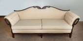 FRENCH CARVED SOFA WITH DUPION