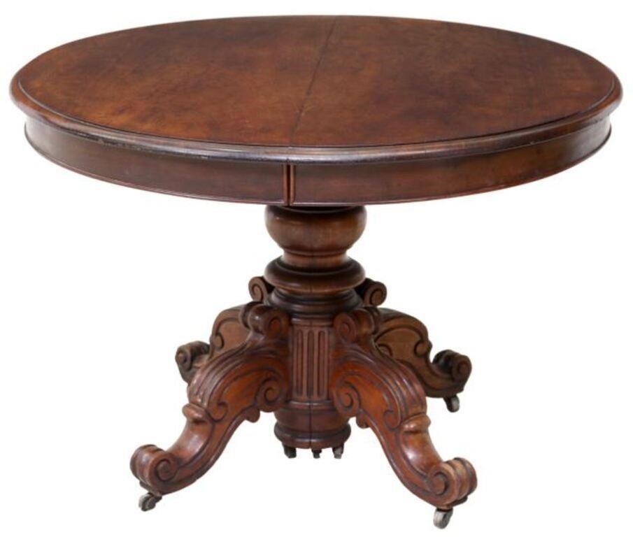 FRENCH CARVED SPLIT PEDESTAL