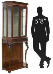 FRENCH CARVED VITRINE DISPLAY